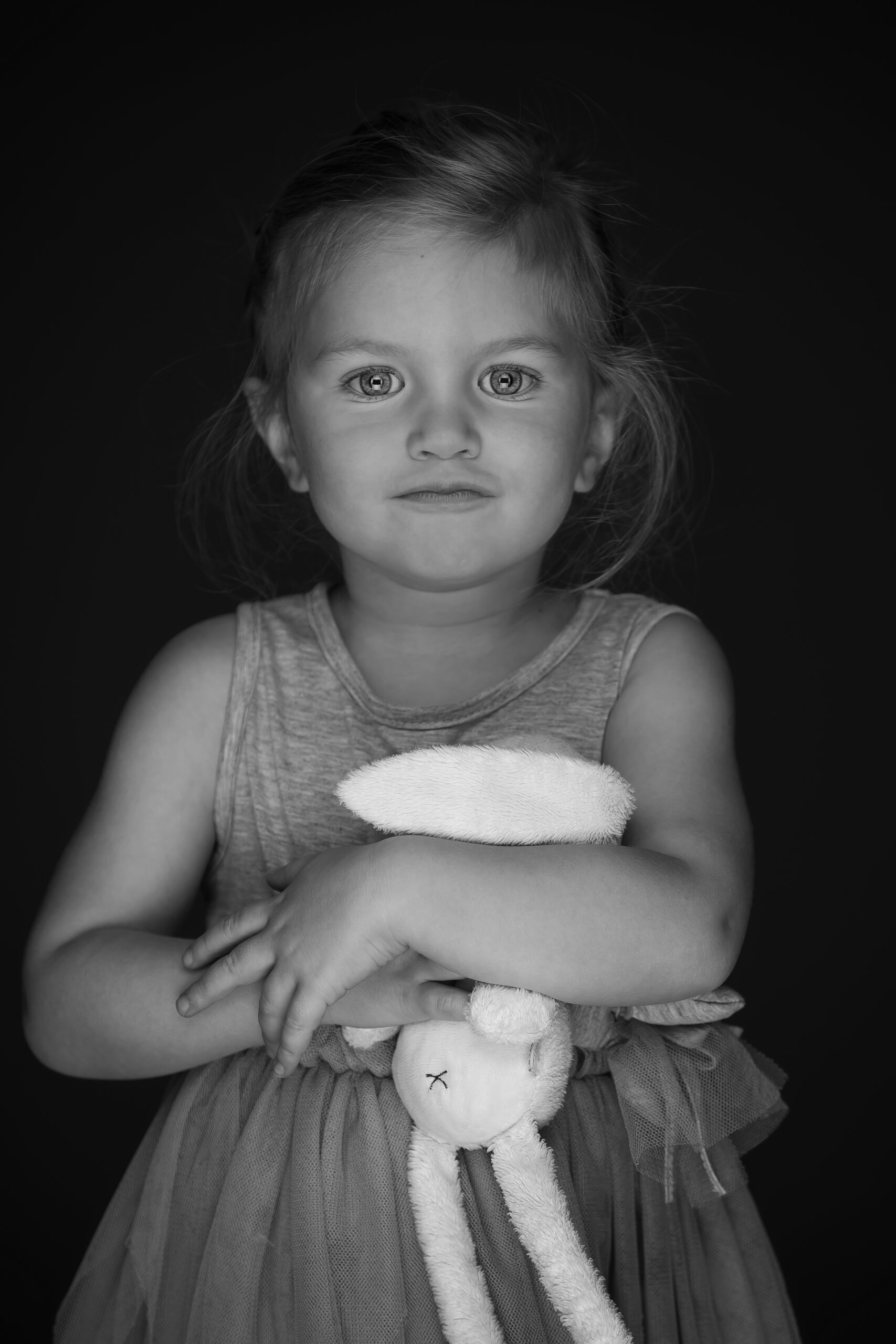 Helena kids Portrait black+white